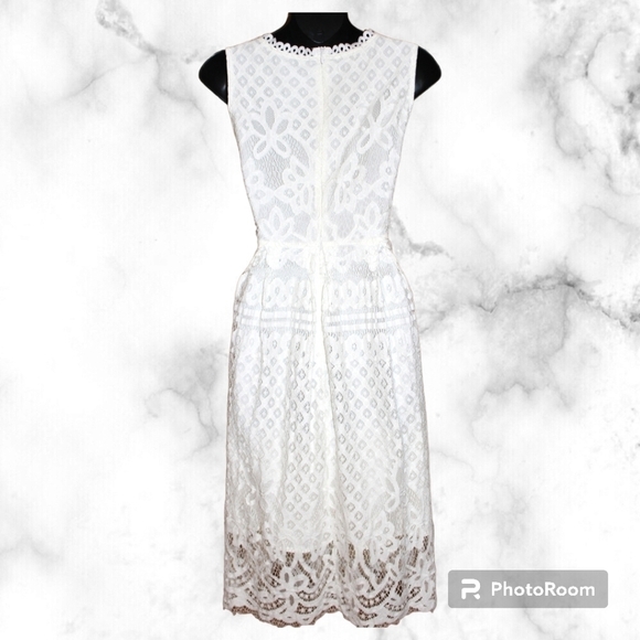 Veiisar Lace Sleeveless Dress - Fully Lined - Picture 2 of 7